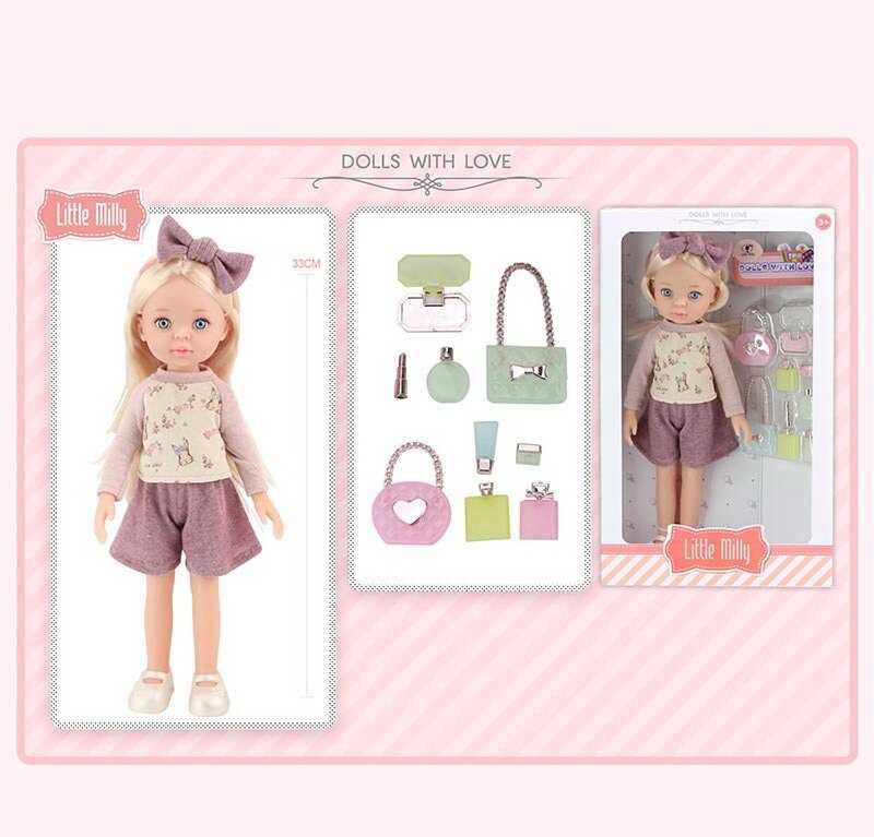 Лялька 91099 J (36) знімний одяг, аксесуари, висота 33 см, в коробці