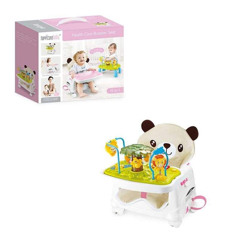 Стільчик 555-14 B (6) знімна таця, регулювання висоти, музична панель, звуки, мелодії, підсвічування, у коробці