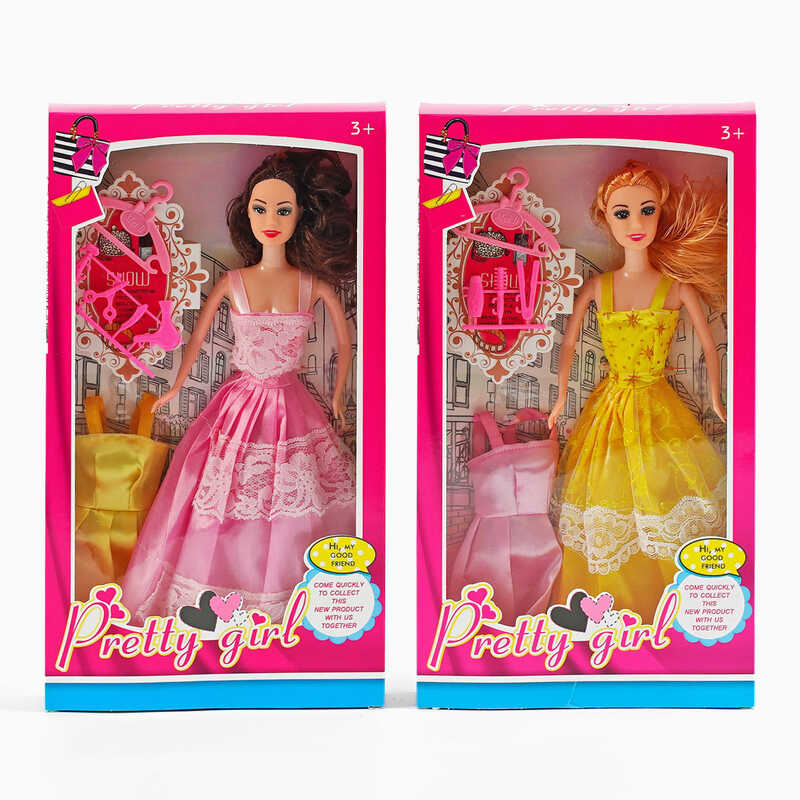 Лялька DYBB 17 (120/2) 2 види, прикраса, плаття, в коробці