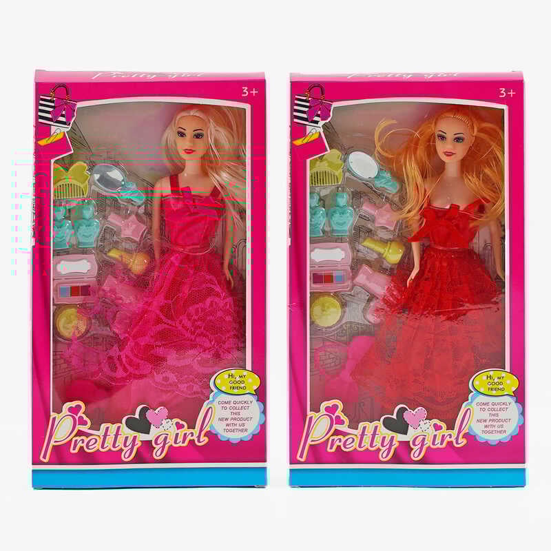 Лялька DYBB 18 (120/2) 2 види, аксесуари, гребінець, в коробці