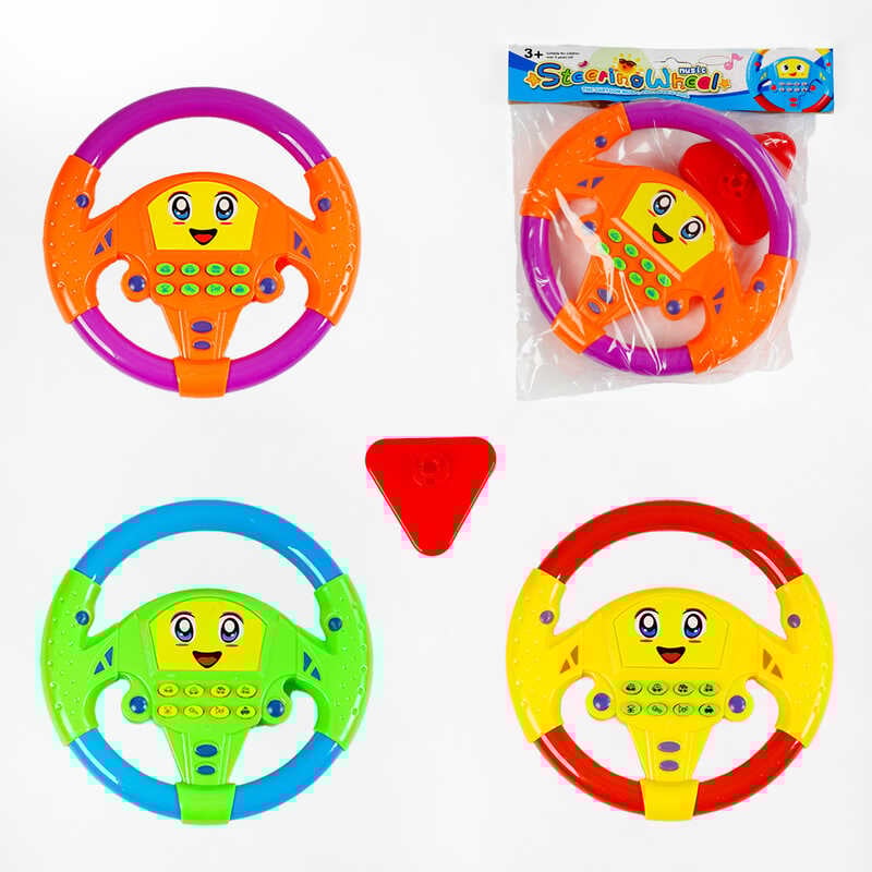 Кермо KX 1702 (108/2) 3 види, звукові ефекти, підставка на присосках, в пакеті, ВИДАЄТЬСЯ ТІЛЬКИ МІКС ВИДІВ