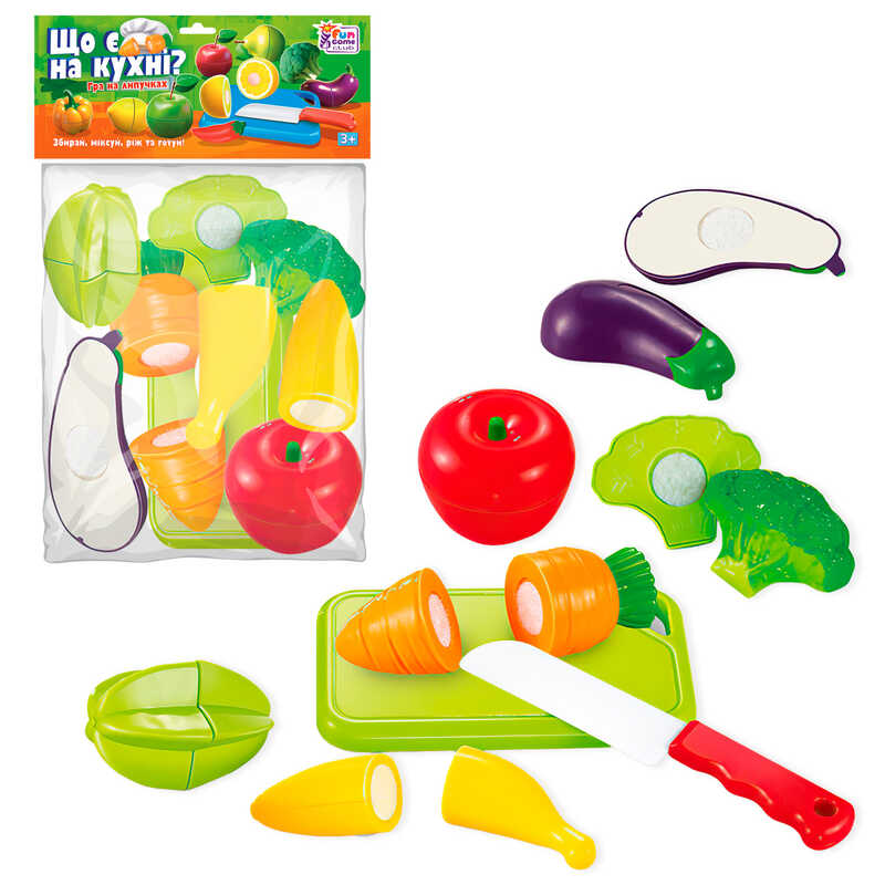 гр Продукти на липучках “Що є на кухні?” 65273 (240/2) "4FUN Game Club", 8 елементів, у пакеті