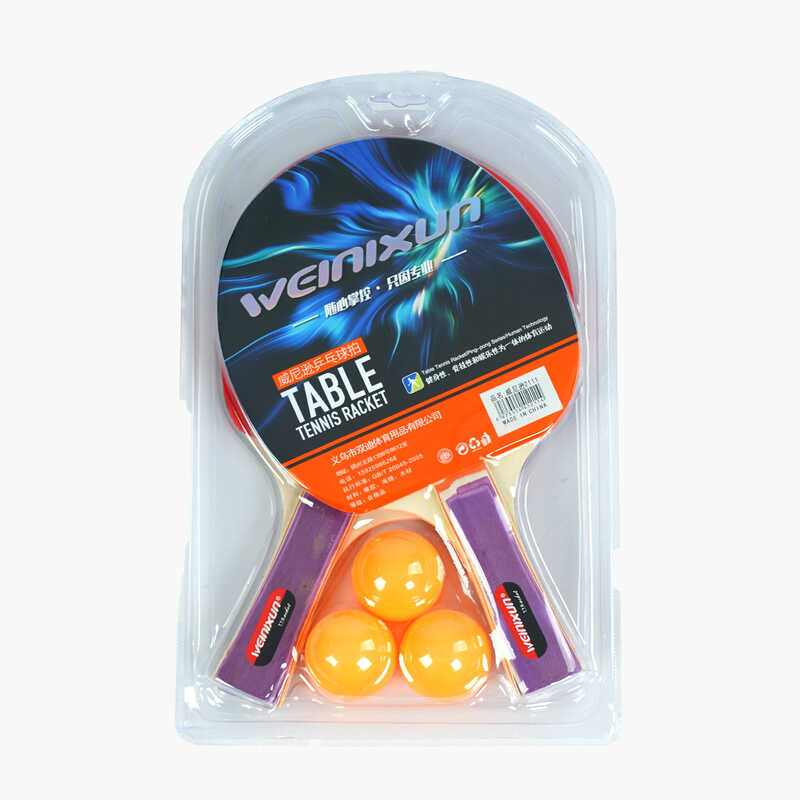 Набір ракеток C 65308 для пінг понгу (50) 2 ракетки, 3 м`ячика, в слюді