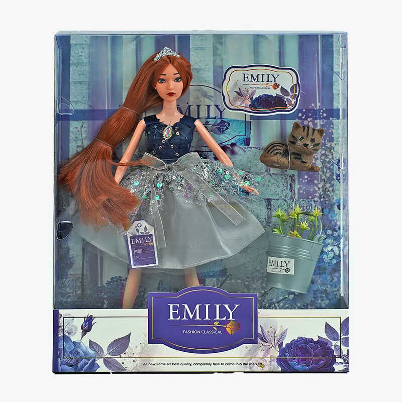 Лялька QJ 112 A (48/2) висота 30 см, вихованець, квіти, діадема, в коробці