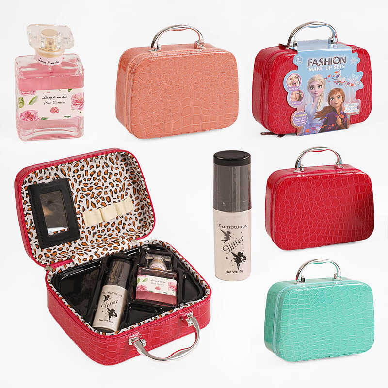 Набір косметики 768-60 (60/2) 3 кольори, у валізі, ВИДАЄТЬСЯ ТІЛЬКИ МІКС ВИДІВ