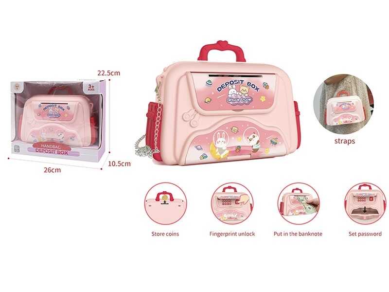 Сейф F 860 C (36) підсвічування, фрази англійською, мелодії, імітація відбитка пальця, від батарейок, ланцюжок, в коробці