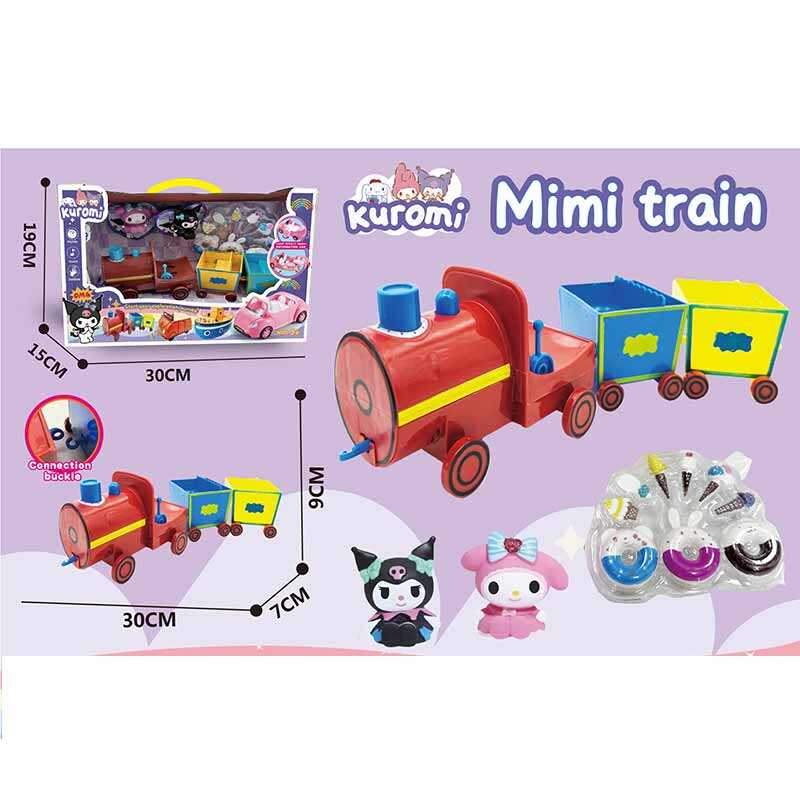 Герої  YQ 8106 (36/2) 1 фігурка героя, потяг, 2 причепи, іграшкові солодощі, в коробці