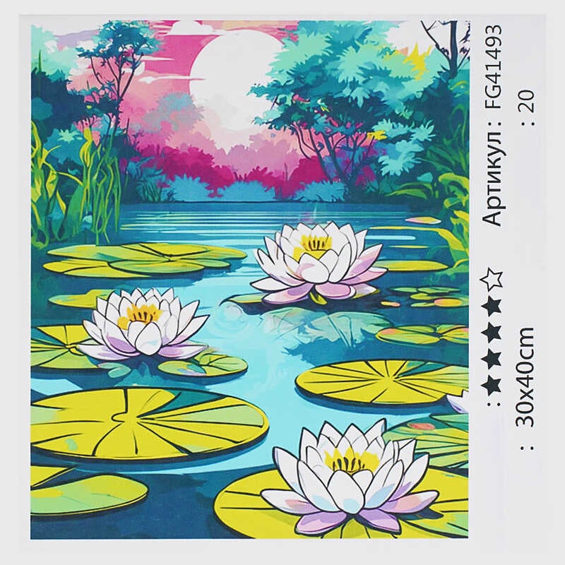 гр Картина за номерами FG 41493 (30) "4FUN Game Club", 30х40 см, в коробці