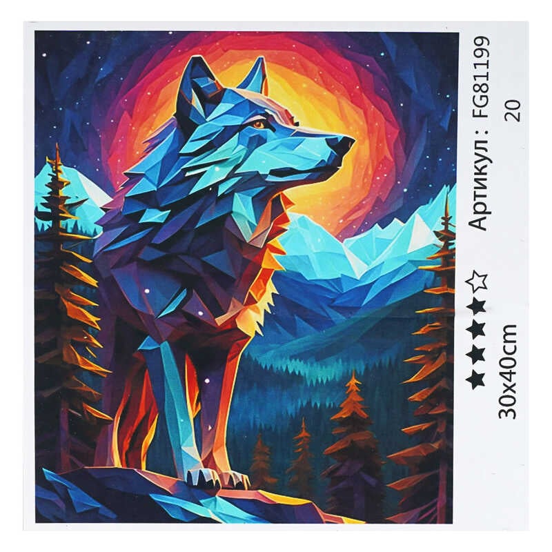 гр Картина за номерами FG 81199 (30) "4FUN Game Club", 30х40 см, в коробці