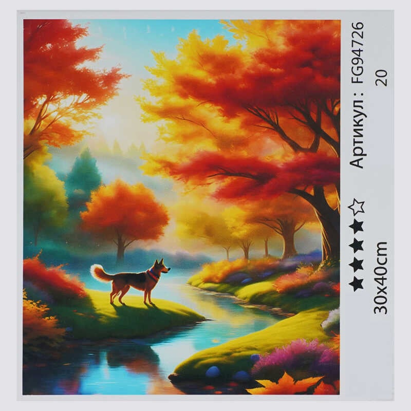 гр Картина за номерами FG 94726 (30) "4FUN Game Club", 30х40 см, в коробці