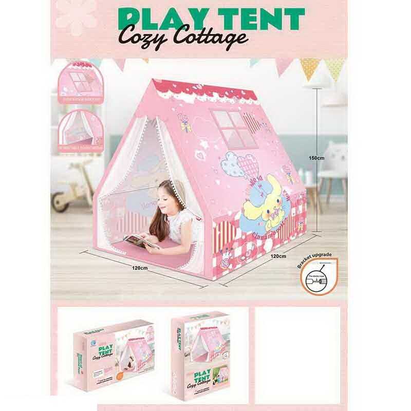 Намет 5888-20 (12) “Герої”, 2 віконця, фіранки, пластиковий каркас, розміри 120х120х150 см, в коробці 