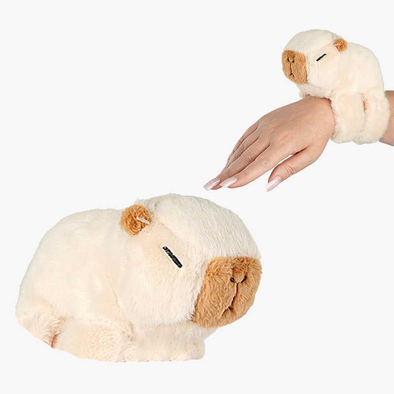 М’яка іграшка-браслет M 17682 (300) “Капібара”, чіпляється на руку, ВИДАЄТЬСЯ ТІЛЬКИ МІКС ВИДІВ