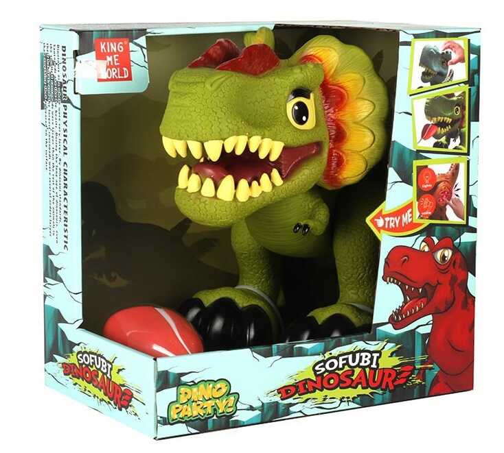 Динозавр 073 (12) звуки, підсвічування, в коробці