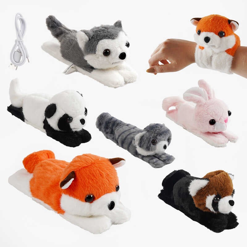 М`яка іграшка-браслет M 17710 (300) “Тваринка”, рухає хвостом, USB-кабель, у пакеті, ВИДАЄТЬСЯ ТІЛЬКИ МІКС ВИДІВ