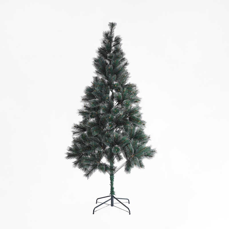 Ялинка штучна C 66872 (1) висота - 115 см, розбірна, прикрашена глітером, в коробці