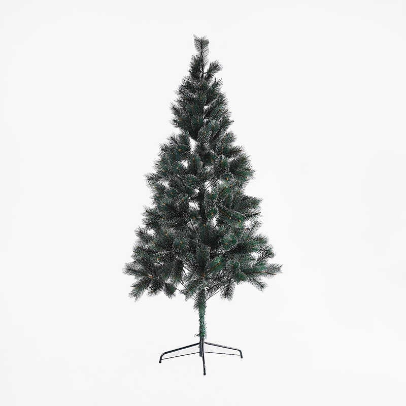 Ялинка штучна C 66873 (1) висота - 150 см, розбірна, прикрашена глітером, в коробці