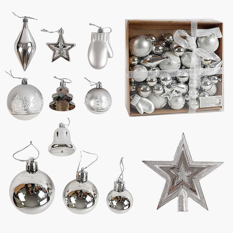 Новорічні прикраси C 67561 (16) зірка, 98 штук, в коробці