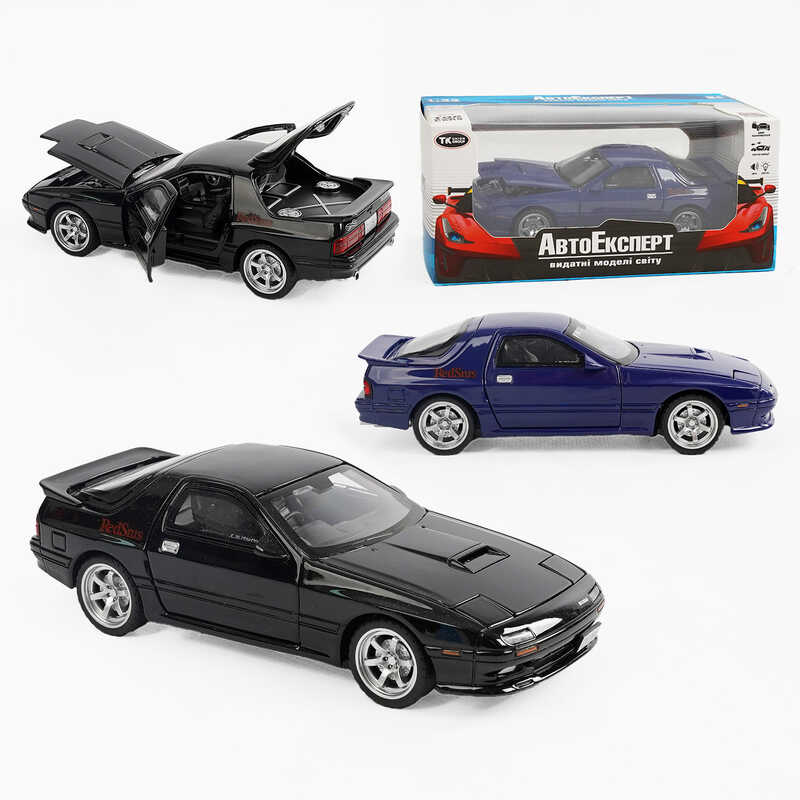 Машинка 36255 (48/2) "Авто Експерт" 2 види, металопластик, 1:32, звук, світло, інерція, відкриваються двері, в коробці