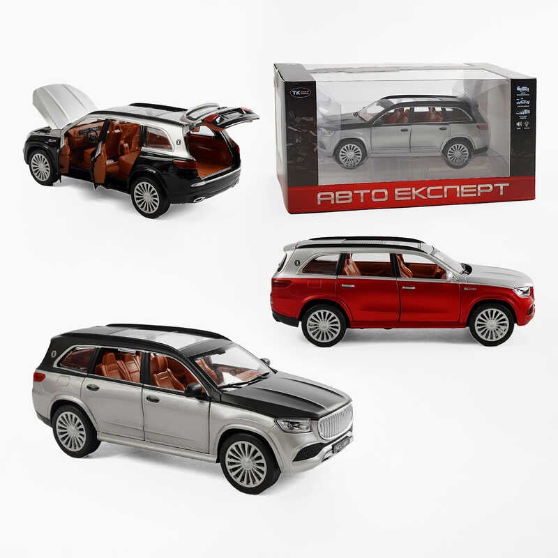 Джип RS-50479 (36/2) "Авто Експерт", 3 кольори, металопластик, масштаб 1:22, світло, звук, інерція, відчиняються двері, багажник та капот, в коробці, ВИДАЄТЬСЯ ТІЛЬКИ МІКС ВИДІВ