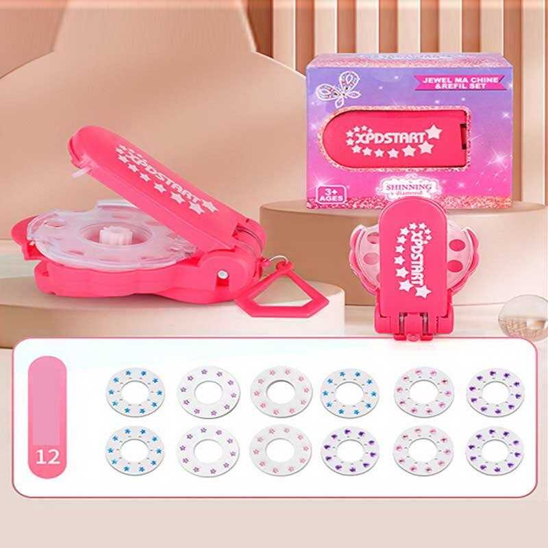 Прикраси для волосся 811-77 B (162) 12 дисків зі стразами, в коробці