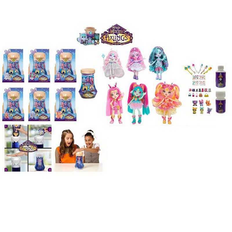 Лялька TK 2037 (120/2) 15 см, чарівна вода, аксесуари, наліпки, в коробці, ВИДАЄТЬСЯ МІКС ВИДІВ