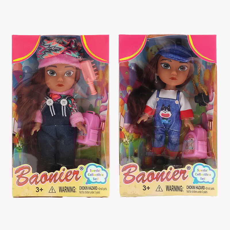 Лялька JJ 8754-48 (192/2) 2 види, 16 см, знімне взуття, аксесуари, в коробці