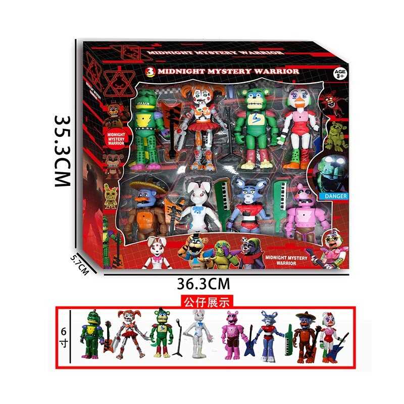 Набір героїв 31742 (36) 8 фігурок, 15 см,  підсвічування, аксесуари, в коробці