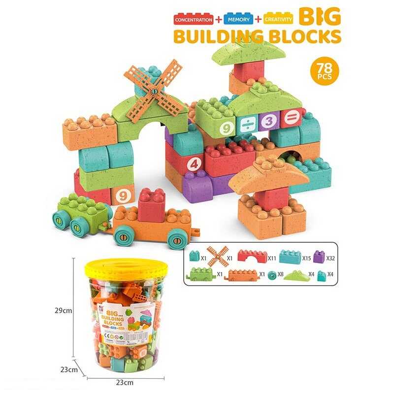 Конструктор JX 6877 (24) 78 деталей, у відрі