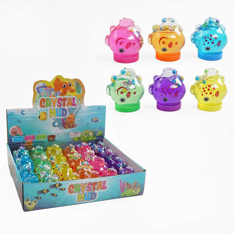 Лизун C 68858 (20) ЦІНА ЗА 24 ШТУКИ В БЛОЦІ, кульки, в коробці