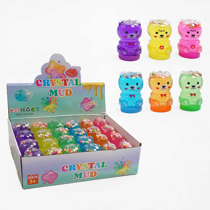 Лизун C 68861 (20) ЦІНА ЗА 24 ШТУКИ В БЛОЦІ, кульки, в коробці