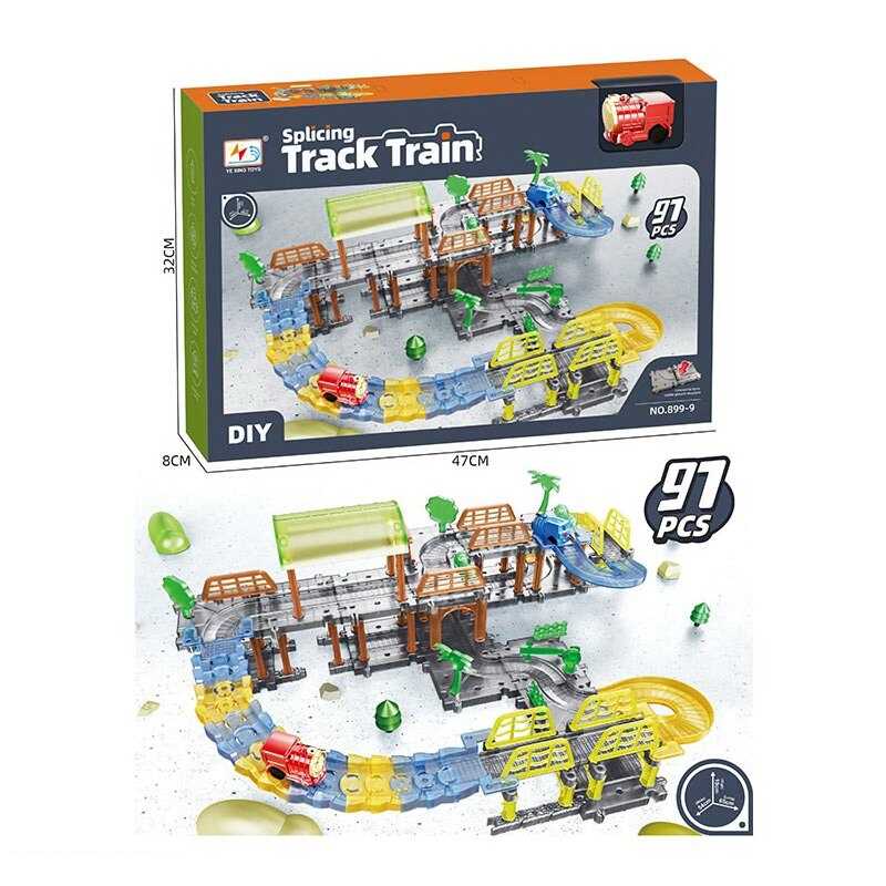 Трек 899-9 (18) 89 елементів, локомотив, в коробці