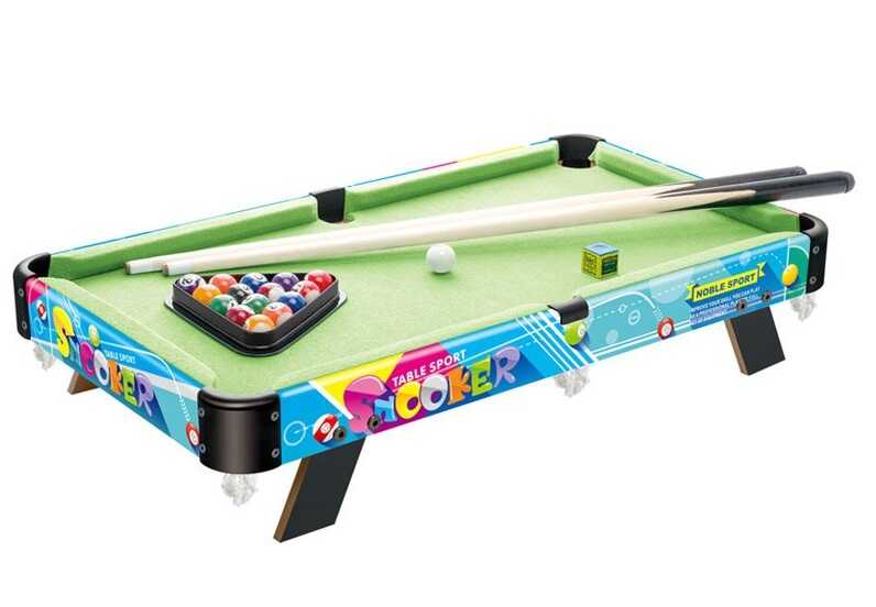 Більярд дитячий 2035+1 (6) висота 60см, 2 киї, 16 кульок, трикутник для укладання, в коробці