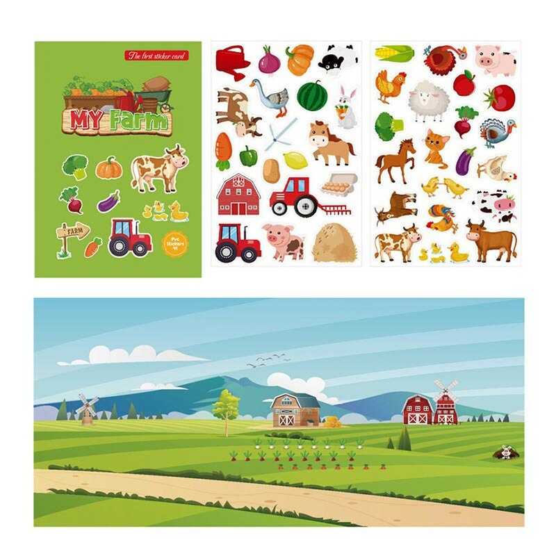 Зошит з наліпками LY 63046 (300) багаторазові наліпки, в пакеті