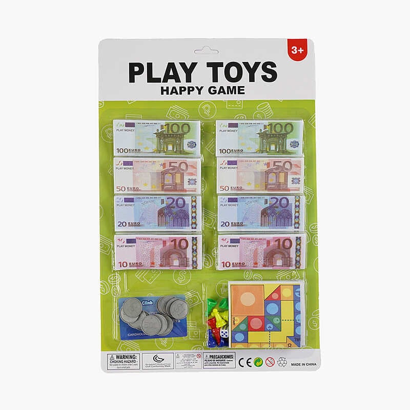 Гроші 929-081 A (144/2) банкноти, монети, картка, гра, на листі