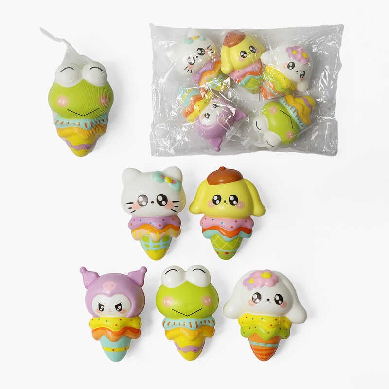 Антистрес-сквіш C 68764 (600) ЦІНА ЗА 1 ШТУКУ, ароматизований, в пакеті, ВИДАЄТЬСЯ МІКС ВИДІВ 