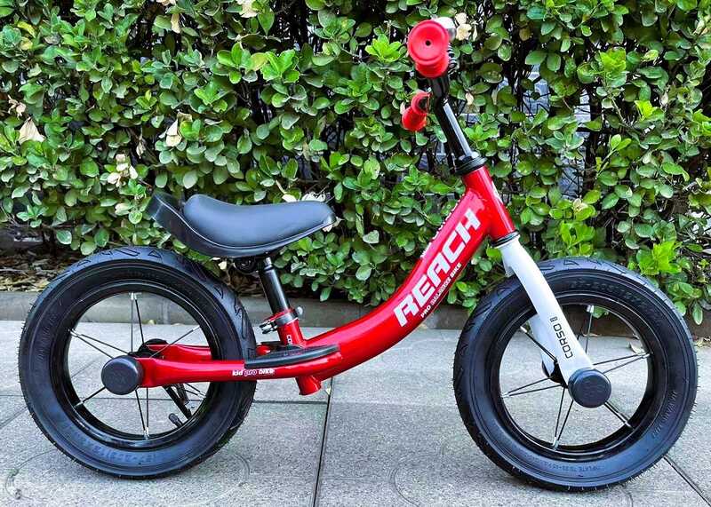 Велобіг "CORSO Reach" RC-4609-50 (1) сталева рама, колесо 12", надувні колеса, підніжка, підставка для ніг, дзвіночок