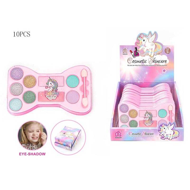 Косметика 2625 C (36/2) ЦІНА ЗА 10 ШТУК В БЛОЦІ, тіні для повік, глітер, аплікатор, в коробці