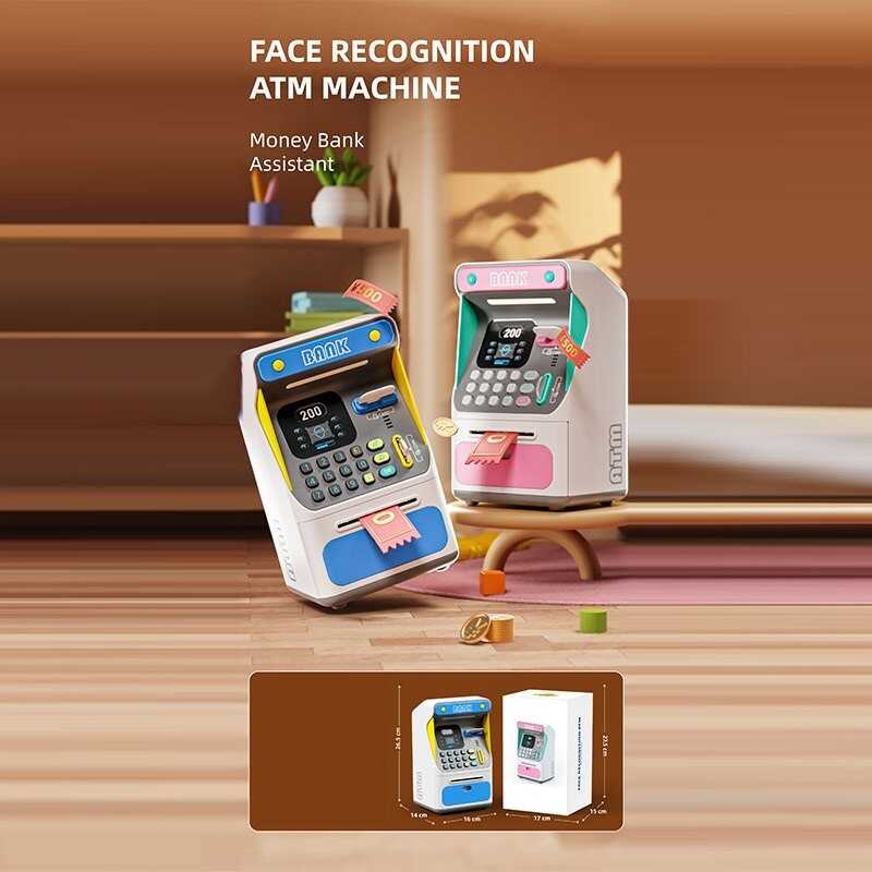 Сейф 7010 А (18/2) 2 види, “Банкомат”, звуки, підсвічування, іграшкова картка, в коробці