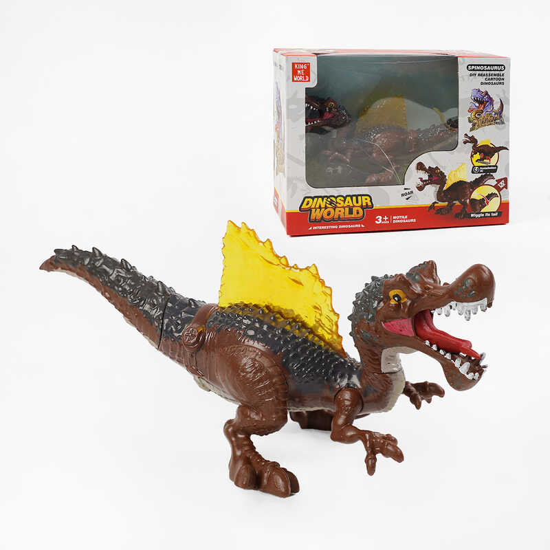 Динозавр K 415 (72/2) звуки, підсвічування, рухливі кінцівки, в коробці