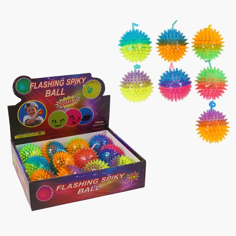 М`яч стрибун C 70420 (30) ЦІНА ЗА 12 ШТУК В БЛОЦІ, підсвічування, пискавка, в коробці 