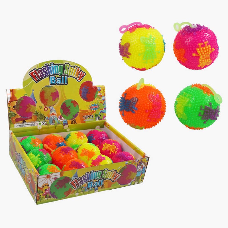 М`яч стрибун C 70426 (30) ЦІНА ЗА 12 ШТУК В БЛОЦІ, підсвічування, пискавка, в коробці