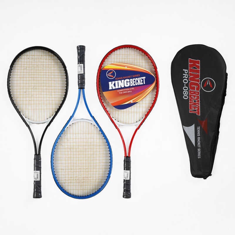 Ракетка для тенісу M 49054 (30) 3 кольори, 1 ракетка, в чохлі, ВИДАЄТЬСЯ ТІЛЬКИ МІКС ВИДІВ