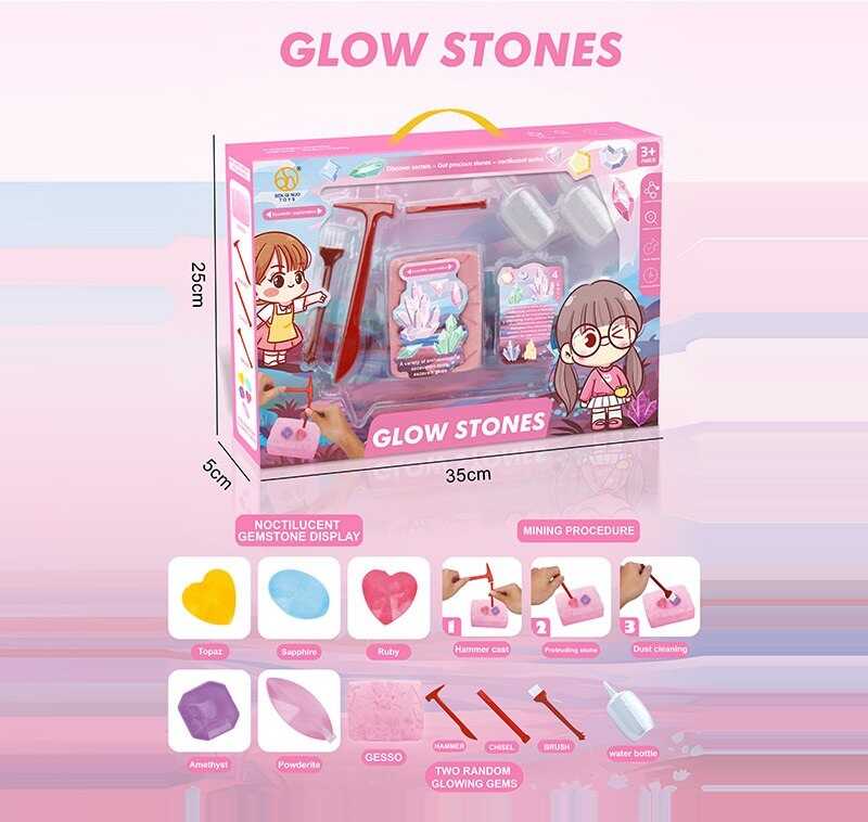 Розкопки MLGB 04-3 (60) інструменти, гіпсовий брикет, в коробці