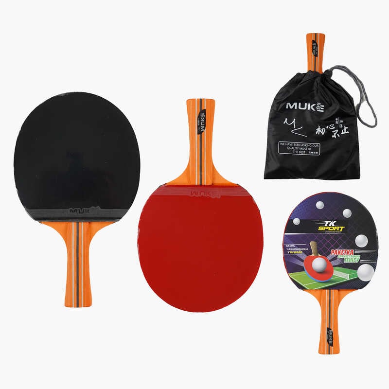 Ракетка для пінг-понгу C 70223 (60) "TK Sport", 1 штука, в чохлі