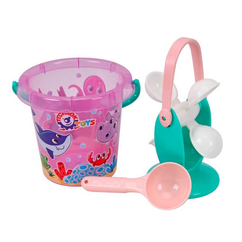 гр Набір для гри з піском 9970 (12) "Technok Toys", відерце, млин, ложечка