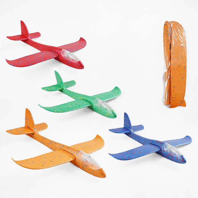 Планер M 50439 (160) 48 см, на батарейках, підсвітка, в пакеті, ВИДАЄТЬСЯ ТІЛЬКИ МІКС ВИДІВ