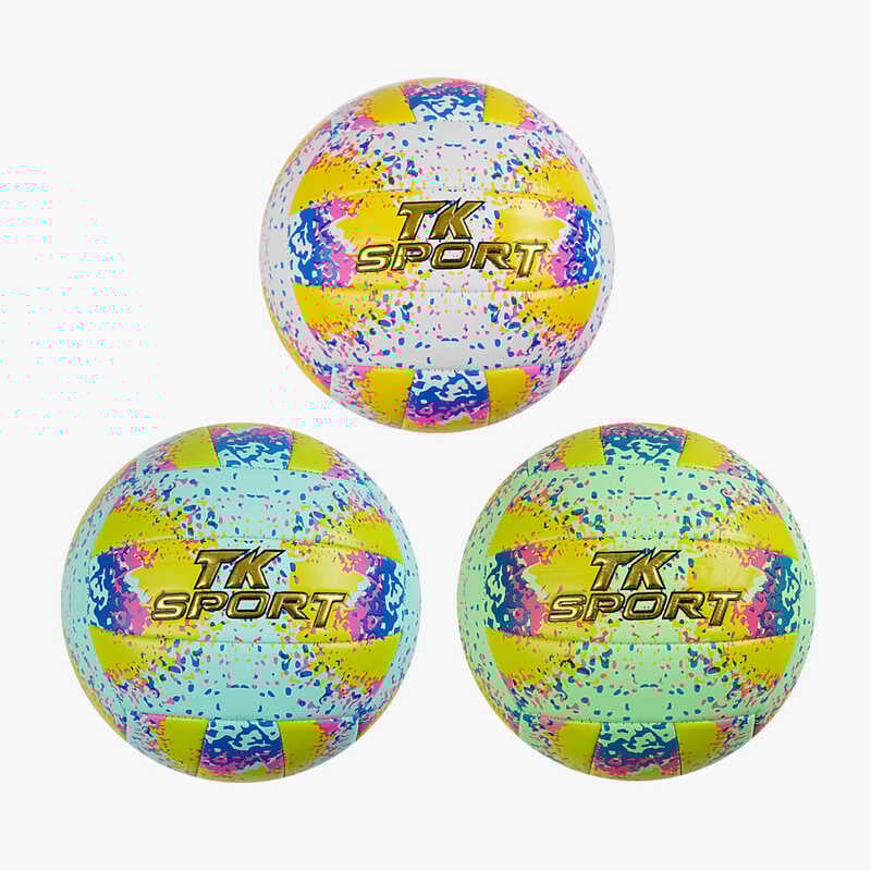 М`яч волейбольний C 70245 (100) "TK Sport", 3 кольори, ВИДАЄТЬСЯ ТІЛЬКИ МІКС ВИДІВ