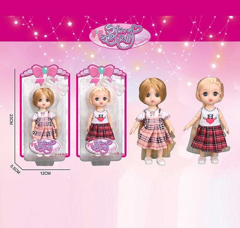 Лялька SK 095 A (144/2) 2 види, висота: 16 см, імітація скляних очей, шарнірні суглоби, на листі