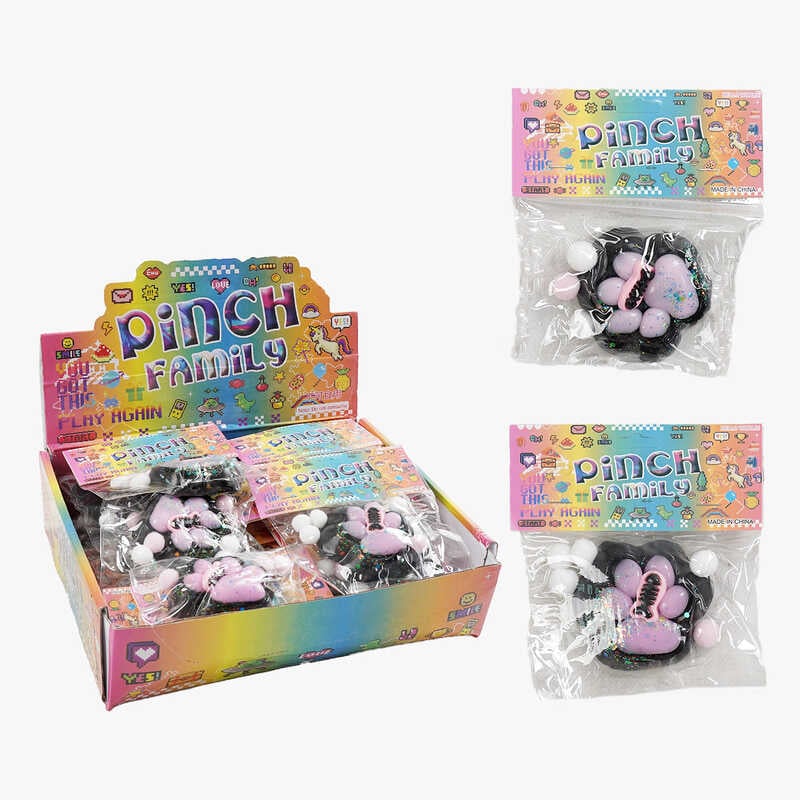 Гра антистрес C 70607 (16) ЦІНА ЗА 24 ШТУКИ В БЛОЦІ, “Лапка”, в пакеті