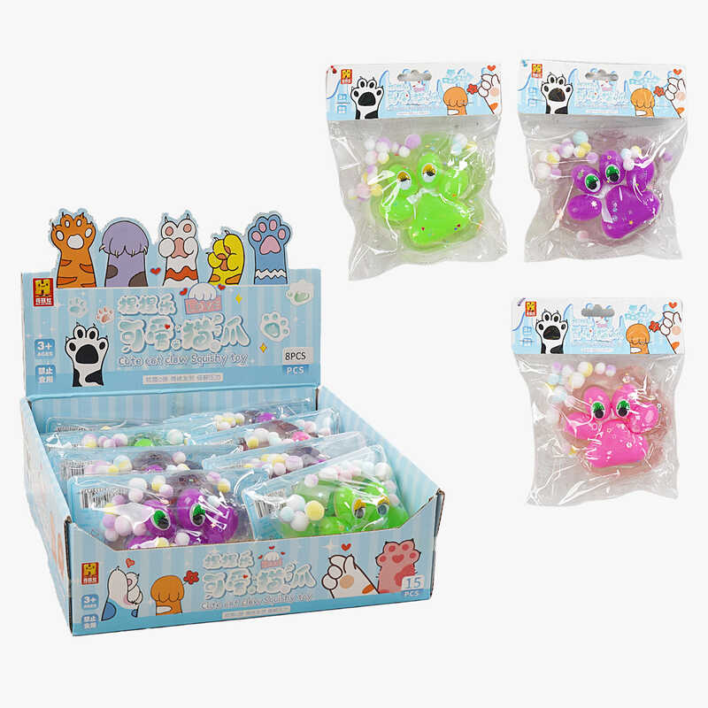 Гра антистрес C 70719 (15) ЦІНА ЗА 8 ШТУК В БЛОЦІ, “Лапка”, в коробці